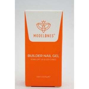 NIB ModelOnes Builder Nail Gel UV & LED Cured Jelly Peachy Pink 15mL 0.5oz